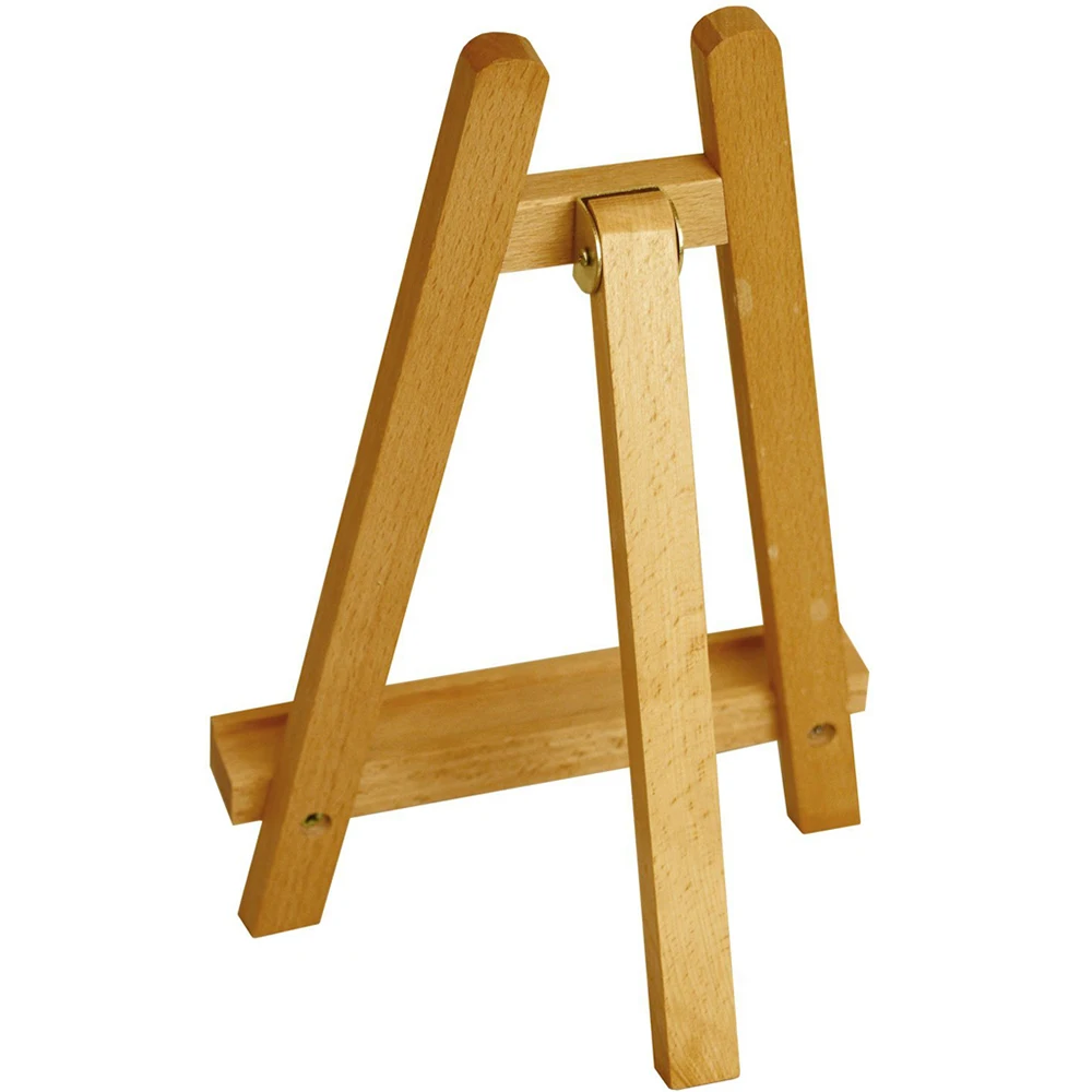 Floor Geometry Small Easel Wooden Mini Easel Pine Dispaly Canvas Art Craft Table Stand Wedding