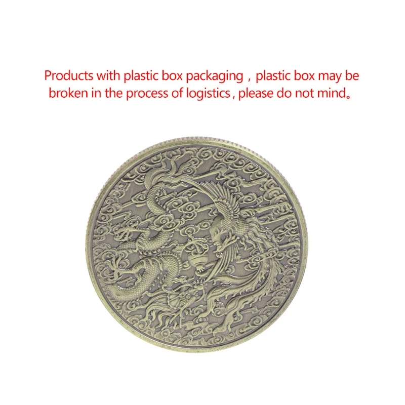 Commemorative Coins Dragon Phoenix Collection Gifts Souvenir Crafts Arts Bitcoin Drop Shipping Support