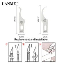 UANME 2 шт./лот инструмент для удаления клея технологии процессоры ножи для iPhone cpu A7 A8 A9 A10 материнская плата IC ремонт тонкий и холодный лезвие