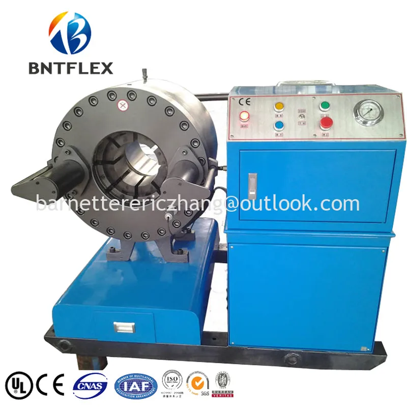 2017 BARNETT BNT91F portable high pressure hydraulic hose crimping machine/mobile powered hose press crimper