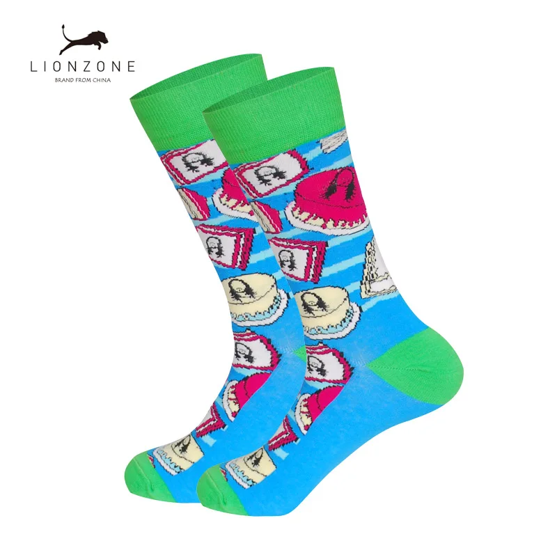 Men&Women Happy Socks Funny with Cartoon Animal Bomb Design Wedding Gift Combed Cotton Breathable Dress Neutral Socks Eur36-43