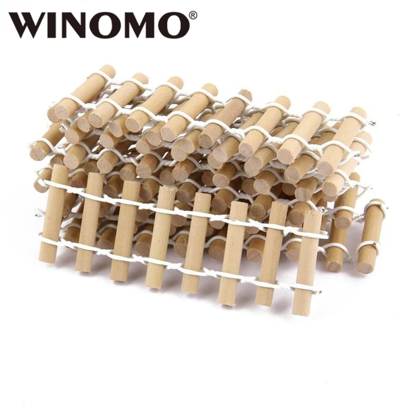 

WINOMO 10PCS Bonsai Dollhouse Miniature Garden Decorative Picket Fence Decor Set Ornament