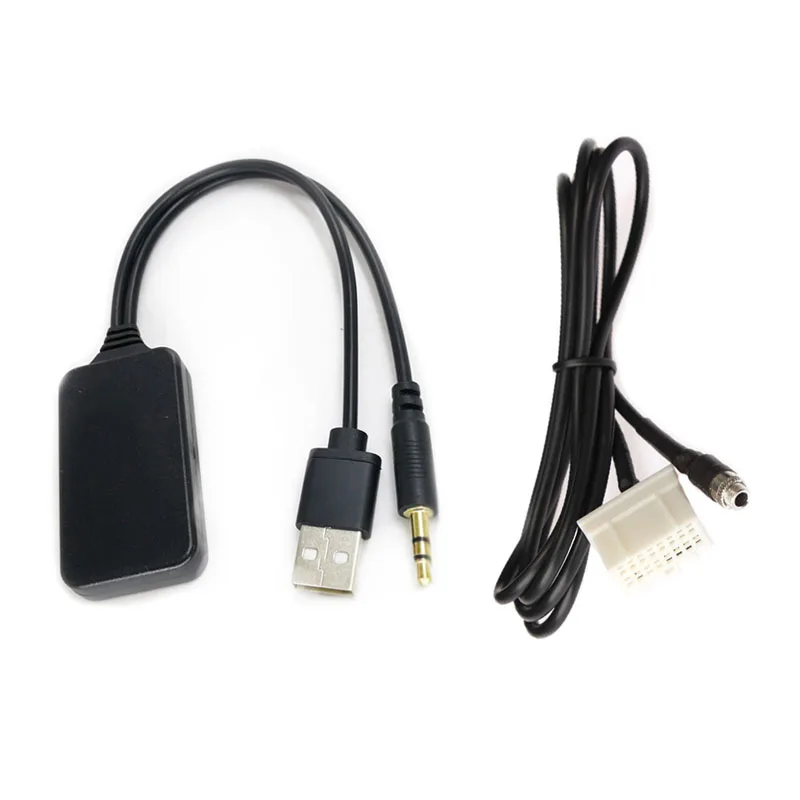 

Biurlink Wireless Bluetooth AUX USB Adapter Aux Music MP3 Cable Audio Adapter For Mazda 2 3 5 6