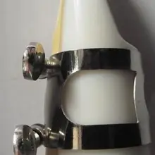 Саксофон альт мундштук и Лигатура белый цвет