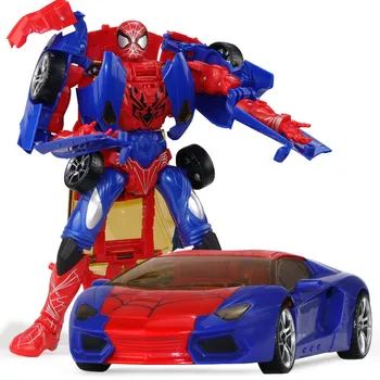 

26cm Height Transformation Deformation Hero Robot Toy Spider Model Action Figures Toys