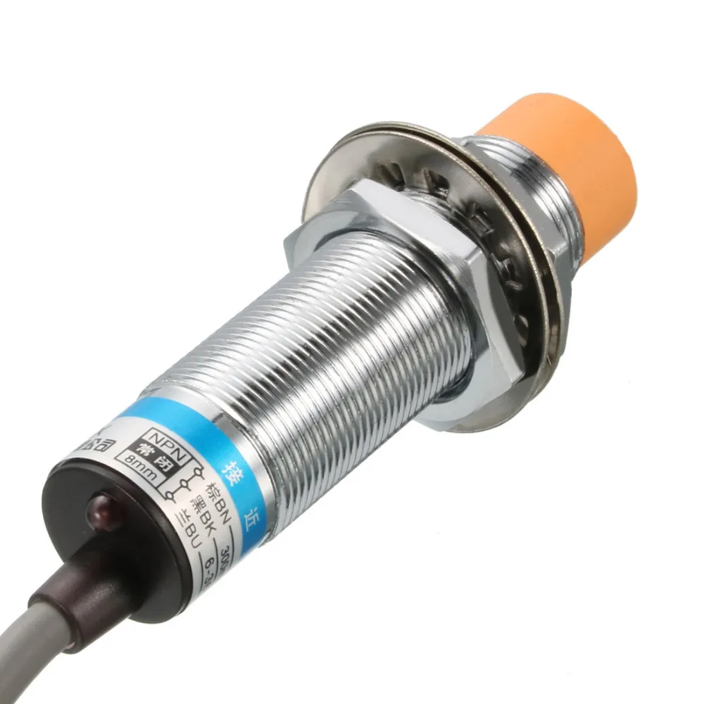 

Uxcell 1PCS 8mm NPN NC Switch Detecting Distance Inductive Proximity Sensor Switche Detector DC 6-36V 300mA 3-Wire Accessories