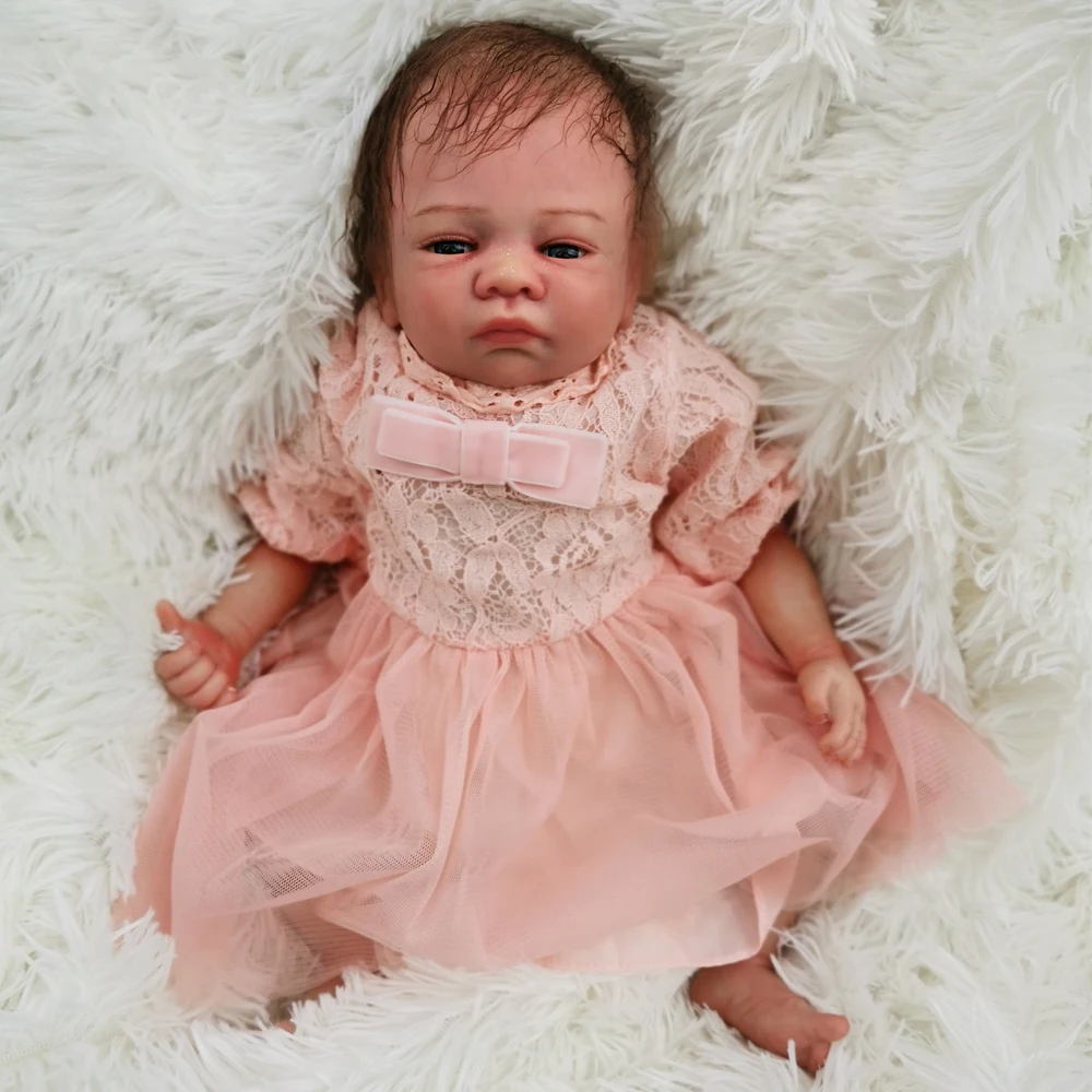 OtardDolls Bebe Кукла Новорожденный 18 дюймов Reborn Baby Doll мягкая виниловая Кремниевая пупсик bonecas для детей Подарки