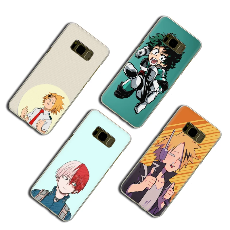 Твердый чехол для телефона My hero моя геройская Академия Samsung S6 S7 Edge S8 S9 S10 Plus S10e Note 8 9