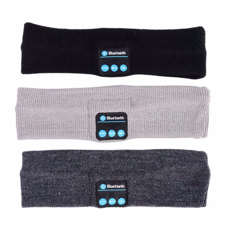 Унисекс спортивные мягкие теплые Bluetooth Smart для мужчин женщин Sweatband беспроводной гарнитура наушники Динамик Mic оголовье