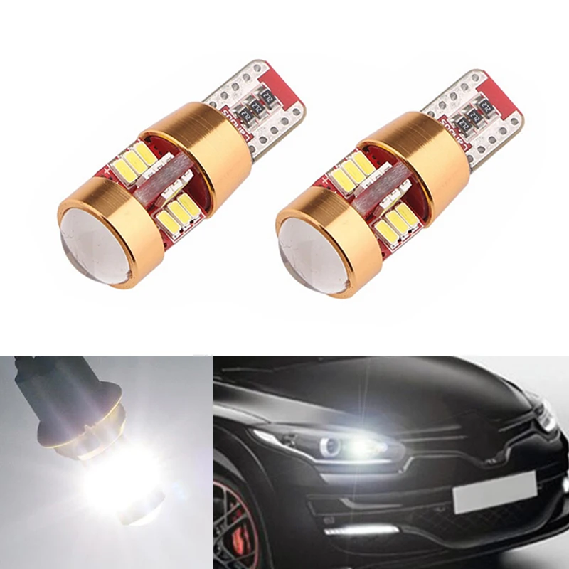 

BOAOSI 2x T10 LED W5W LED Car LED 12V Auto Lamp Clearance Light Parking For renault megane 2 duster logan clio laguna 2 Koleos