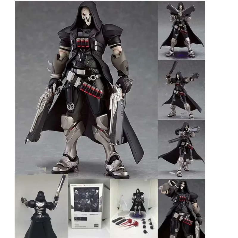 Экшн фигурка Figma 393 overclock Reaper из серии ПВХ Коллекционная модель игрушек кукла в