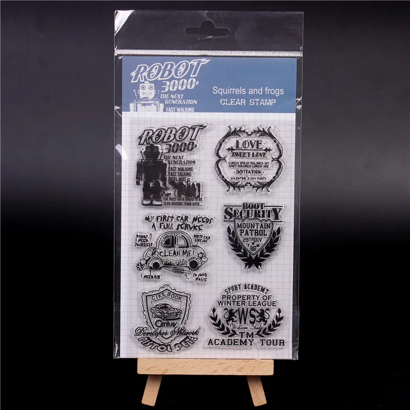 

Rubber Silicone Clear Stamps for Scrapbooking Tampons Transparents Seal Background Stamp Card Making Diy Beautifully Cartoon