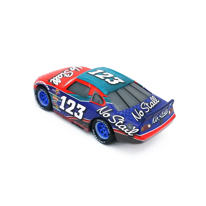 Disney Pixar Cars 3 No.123 Todd Marcus Racer металлический литой игрушечный автомобиль 1:55 свободный