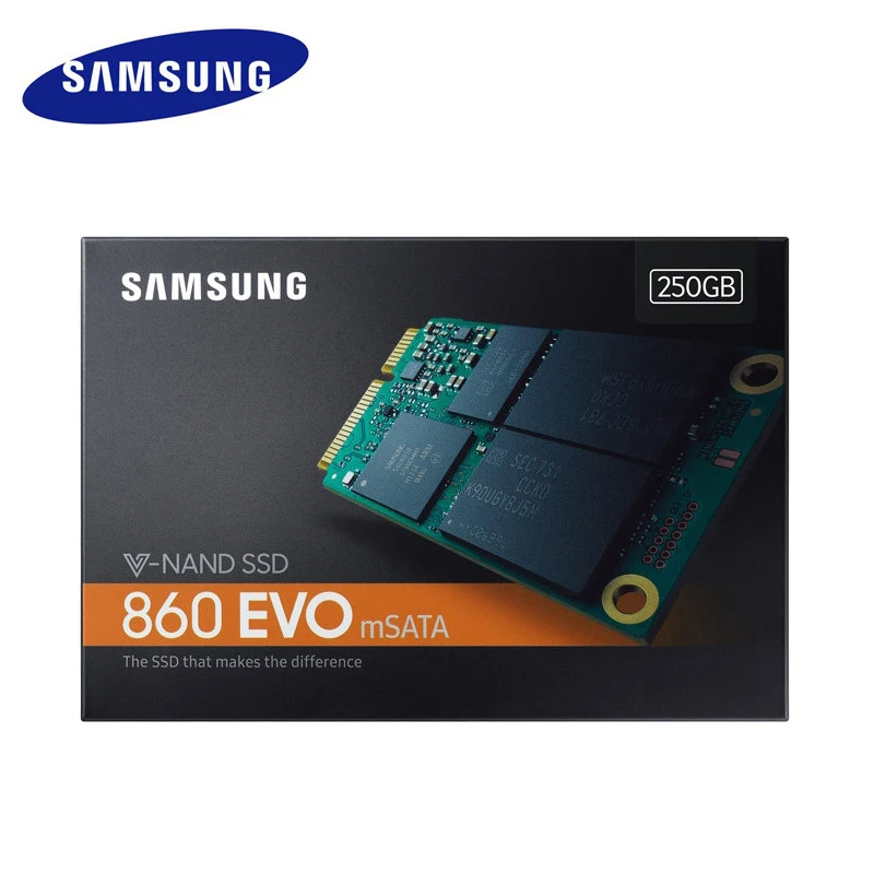 SAMSUNG SSD 250G 500G 860 EVO mSATA Внутренний твердотельный диск mSATA3 MLC 5 лет гарантии для ноутбуков настольных ПК