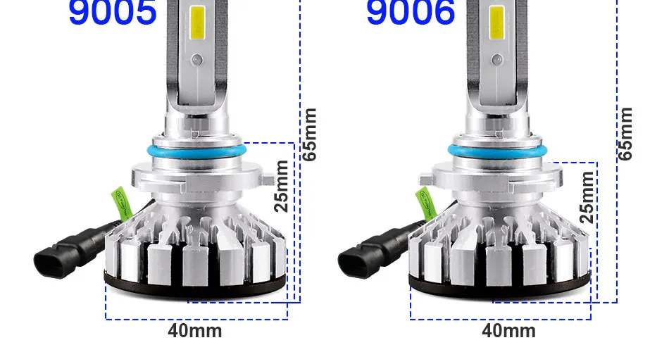 1 Pair H4 H7 LED Headlight Bulbs H1 9005 9006 HB4 Led canbus Anti-EMC H1 HB3 50W 10000LM 6000K Car Led Auto Headlights kit 12V mini size slient fan (21)