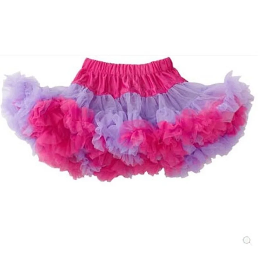 Baby girl rainbow skirt girls pettiskirt tutu girl skirt lavender pink