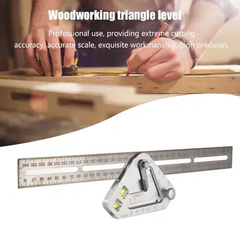 

Multi-function Angle Ruler Woodworking Combination Square Ruler Multi-function Angle Ruler Triangle Woodworking Measuring Ruler