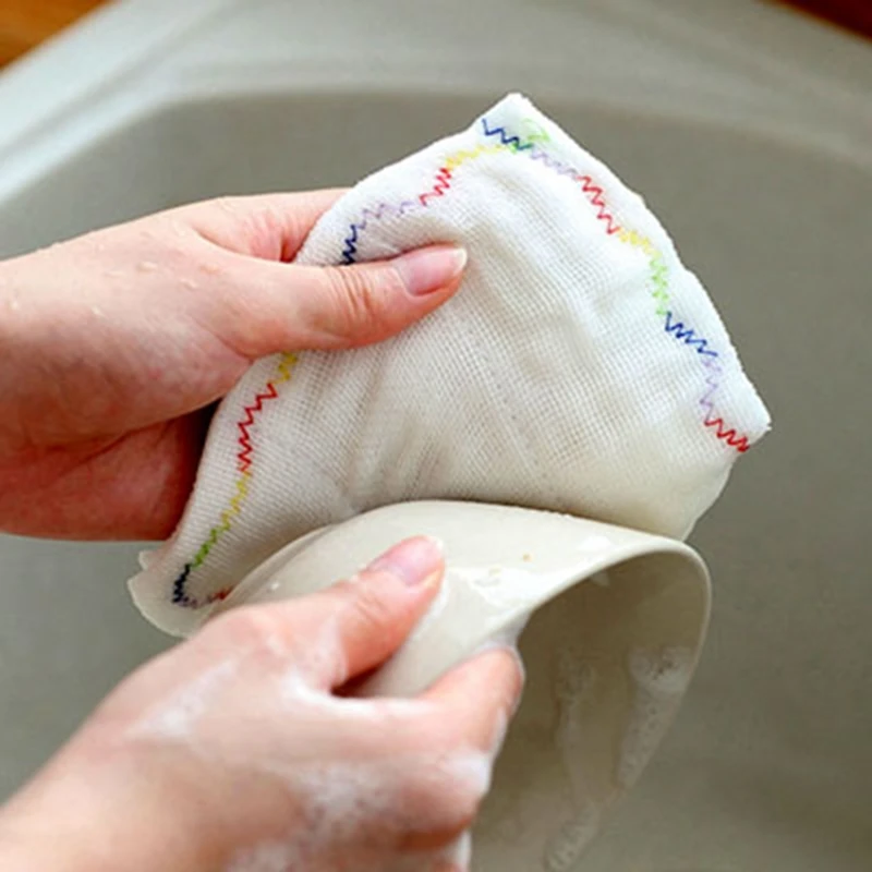 Buy 3pcs/Lot Raw wood fiber Kitchen Towels Dish Cloth