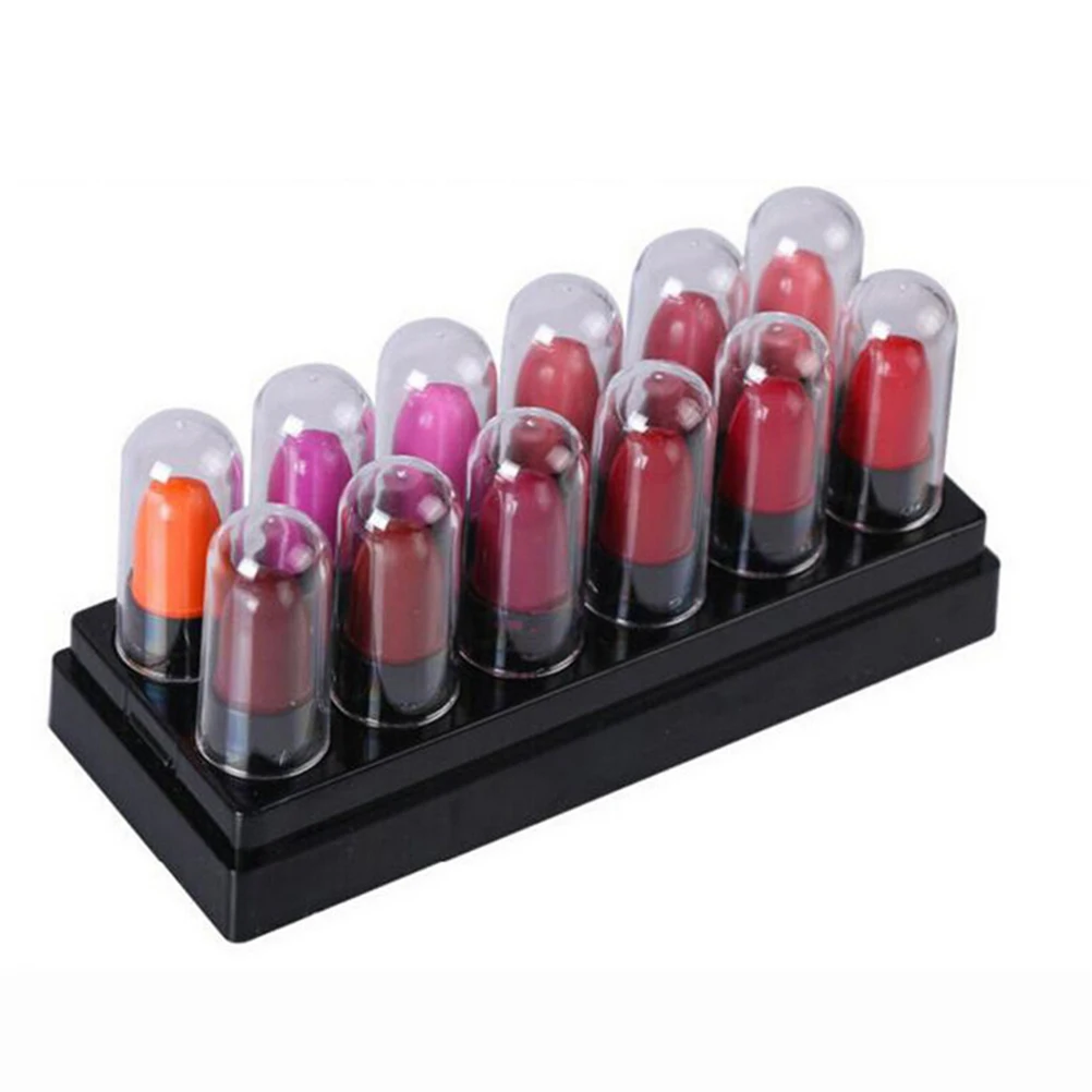 12 Colors/Set Waterproof Matte Liquid Lipstick Moisturizer Smooth Lip Stick Long Lasting Lip Gloss Cosmetic Beauty Makeup