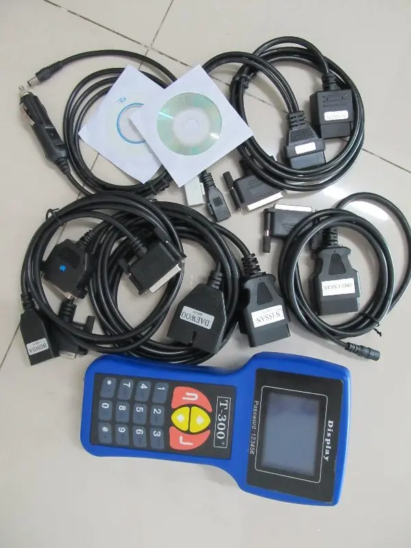 

t300 key programmer 2018 with manual t-300 car key programming tools v16.8 newest blue