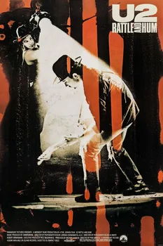 

U2 : RATTLE AND HUM (1988) film SILK POSTER Wall painting 24x36inch