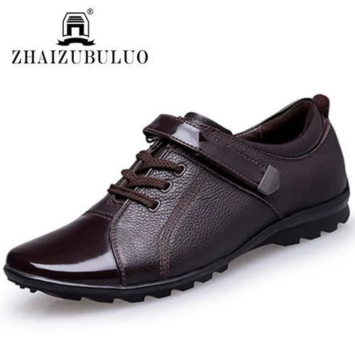 

New 2015 Oxford Shoes For Men Genuine Leather Casual Fashion Men Shoes Spring Summer Breathable Lace up Men Oxfords Big Size
