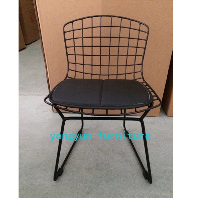 Детский стул с проволокой детский обеденный стул минималистичный современный детский, обеденный стул для отдыха, игрушечный стул, популярная Милая металлическая мебель - Цвет: black