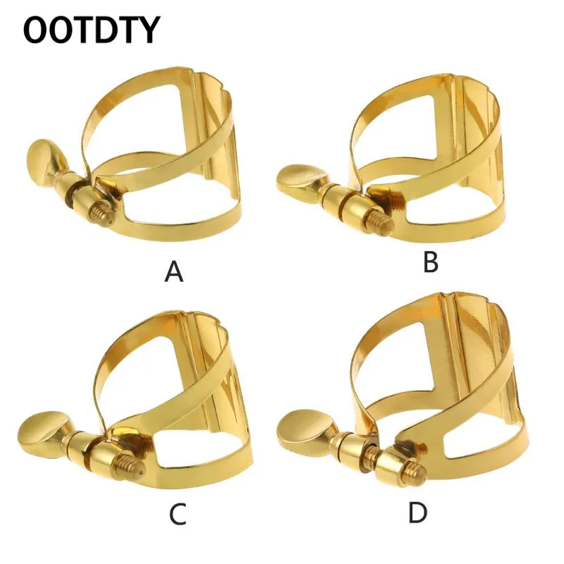 

OOTDTY Soprano Alto Tenor Saxophone Clarinet In Bb Flexibility Gold Mouthpiece Ligature