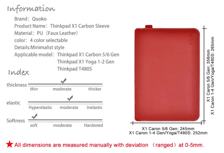 étui pour ordinateur portable lenovo thinkpad en simple et style transversal