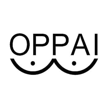 

16x7.6CM OPPAI One Punch Man Funny Anime Vinyl Decal Car Sticker Car-styling S8-0278