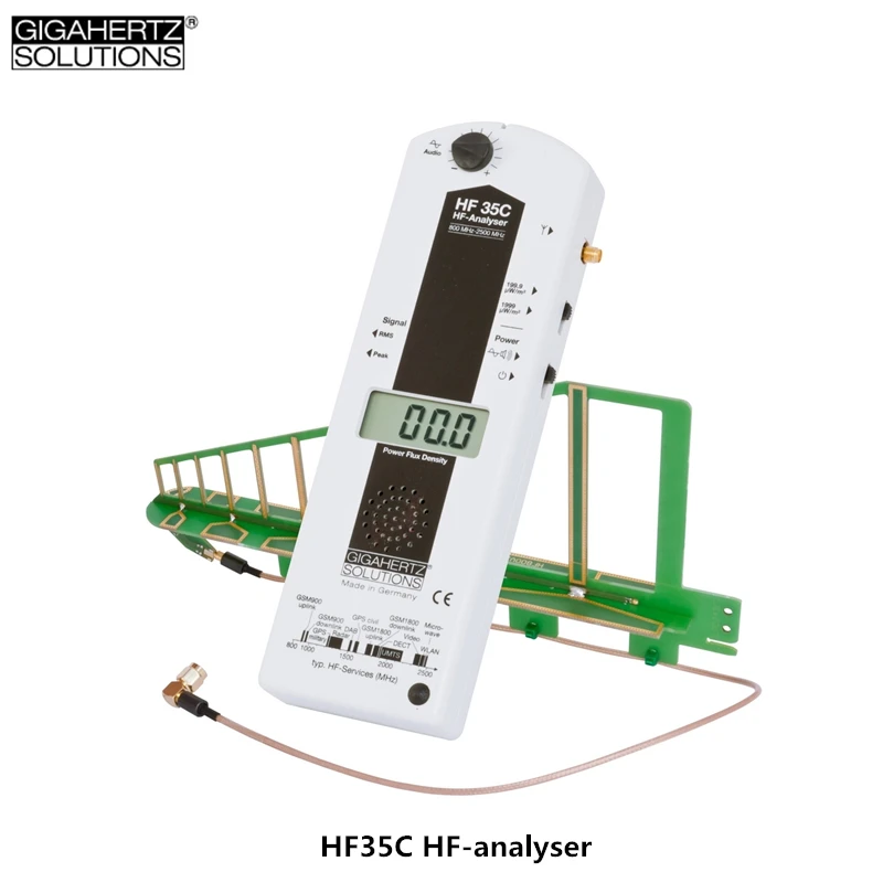 Подлинная Германия GIGAHERTZ HF35C HF-analyser высокочастотное электромагнитное излучение и микроволновая интенсивность монитор