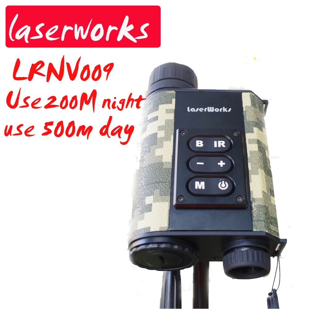 Portable Night vision rangefinder monocular infrared telescope hunting night measure height