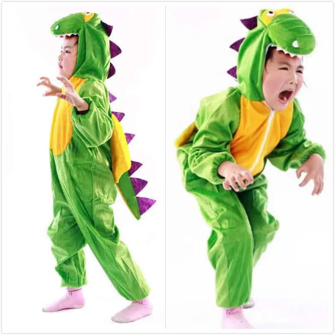 Arts Animal Costumes Kids Dinosaur Carton Costume Children Stage Show ...