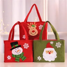 Рождественская сумка Детский подарок конфеты сумки сумка мини-сумочка Рождественское украшение для вечерние Вечеринка Новогоднее украшение Санта-Клаус подарок