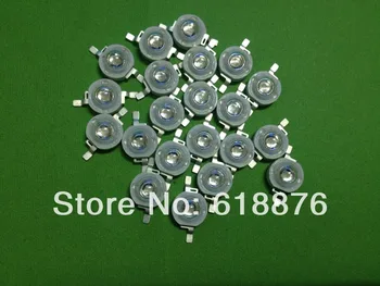 

free shipping 100pcs 1W blue led 460-470nm 1w high power LED light lamp bead 350mA light emitting diode
