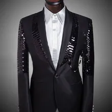 Черный воротник-шаль одна кнопка 2 шт(JacketPantTie) мода мужской костюм популярные брендовая одежда 2016New поступление мужские костюмы для фитнеса