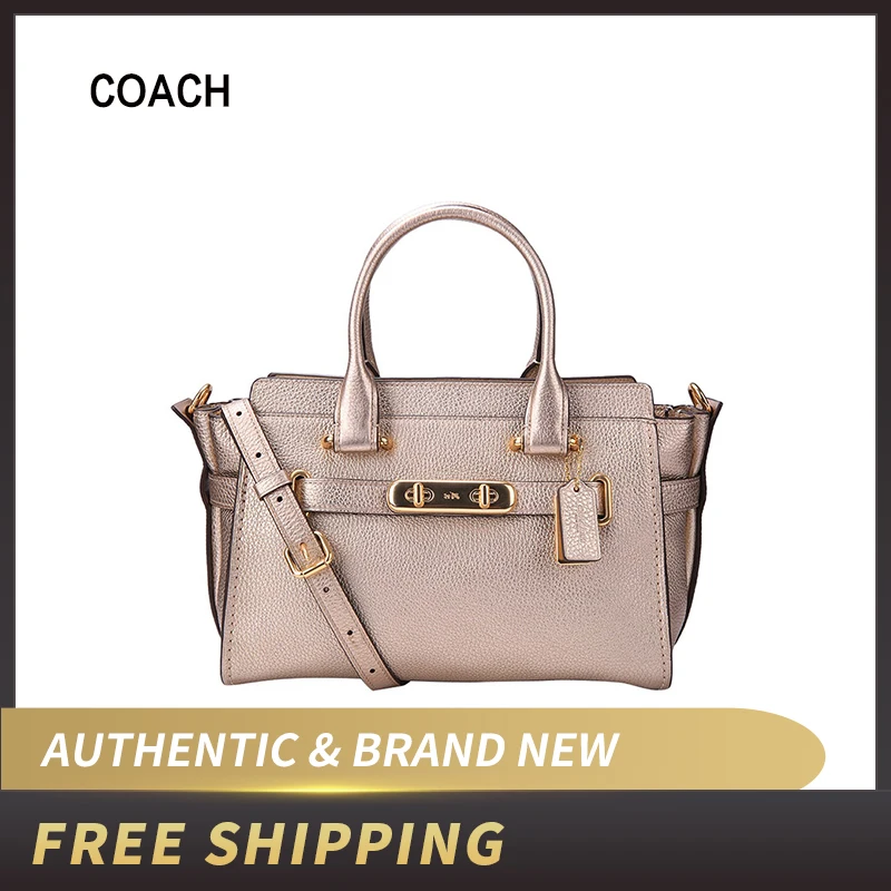 

COACH Swagger 27 Carryall Satchel Handbag Purse Shoulder Bag 23197