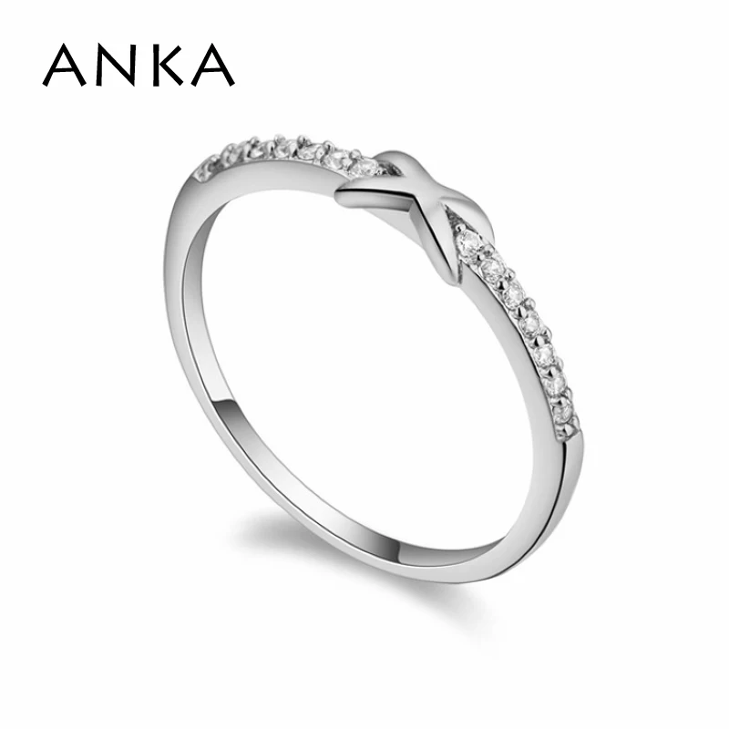 Анка новый бренд дизайн х форма роскошные классические кольца для женщин розовое