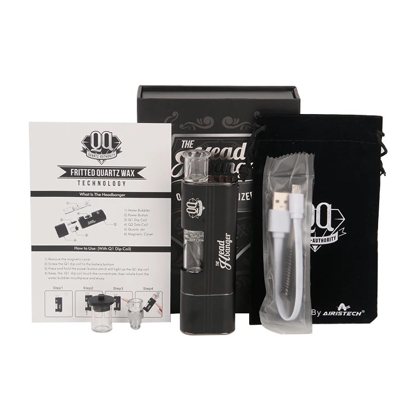 Набор для вейпа Airis Airistech Headbanger Starter Kit 1500mAh Dual Atomizer Электронная сигарета vapor pen