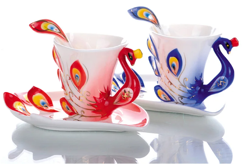 Coffee cup and saucer set