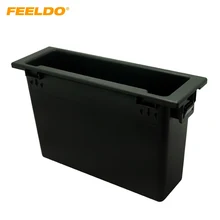 FEELDO 1DIN Car Stereo Radio Refitting Dash Installation Mounting Trim Fascia Console Storage Box Spacer For Mazda #AM1123