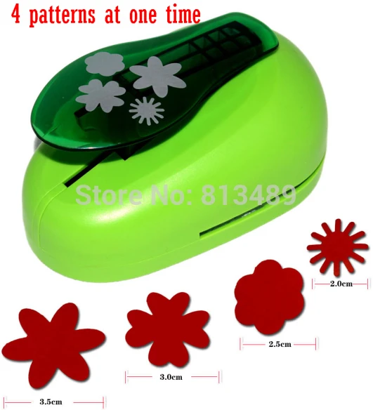 

New arrvial 4-patterns flowers paper punch extra large scrapbooking Paper Creative Craft Hole Punch Embossing