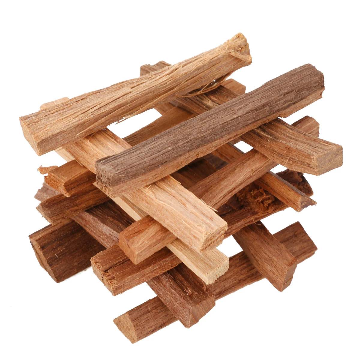 1 Bag 7CM Wood Incense Sticks Irregular Resin Incense 50g Natural Sandalwood Chips Small Logs of Sticks Bedroom Decor