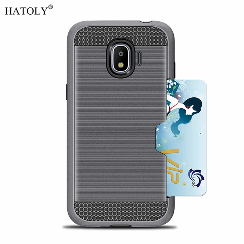 For Samsung Galaxy J2 Pro 2018 Cover Shockproof Brushed Armor Rugged Silicone Hard Phone Case for |