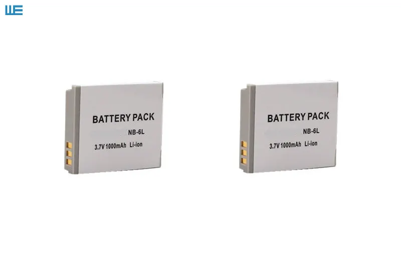 2pcs/lot NB 6L NB6L NB 6LH NB6LH Battery for Canon Powershot SX260