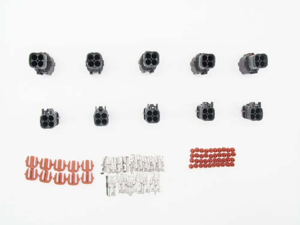 5 Set KET MG640333 MG610331 SWP Style 4 Position Waterproof Female And Male Automotive Connector Plug (4)