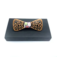 Популярный модный детский деревянный галстук-бабочка аксессуар бабочка свадебные подарки на Рождество Вишня Деревянная бабочка шеи одежда для детей 10,5 см