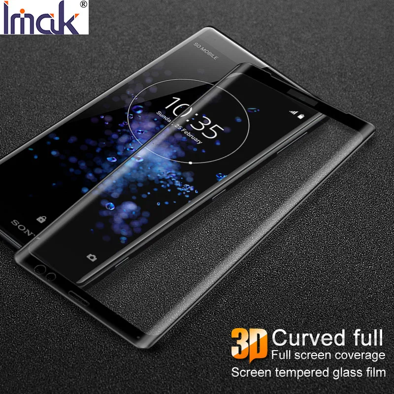 

Imak Anti-Explosion 3D Full Cover Tempered Glass For Sony Xperia XZ3 Dual Sim XZ3 Screen Protector for Sony XZ3 Glass Flim