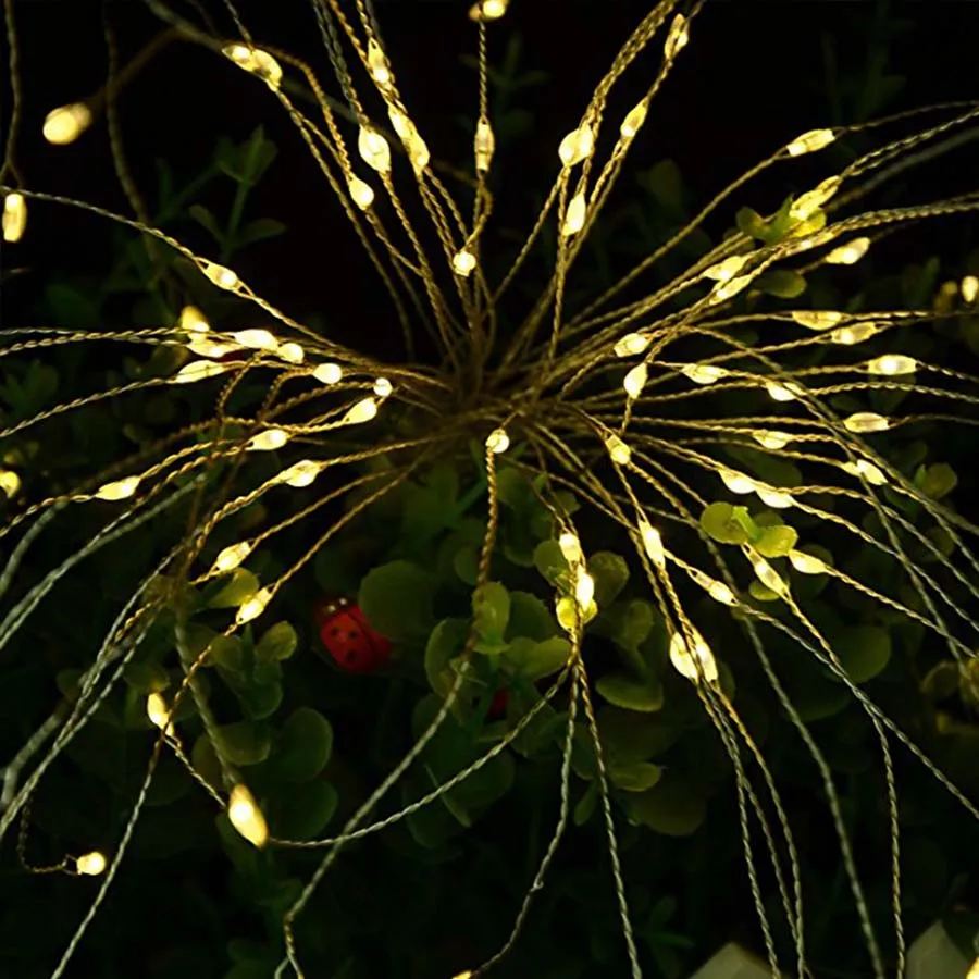 LMID солнечные лампы солнечные огни для украшения сада струны праздничные сказочные огни светодиодные солнечные лампы Открытый водонепроницаемый изменить цвет