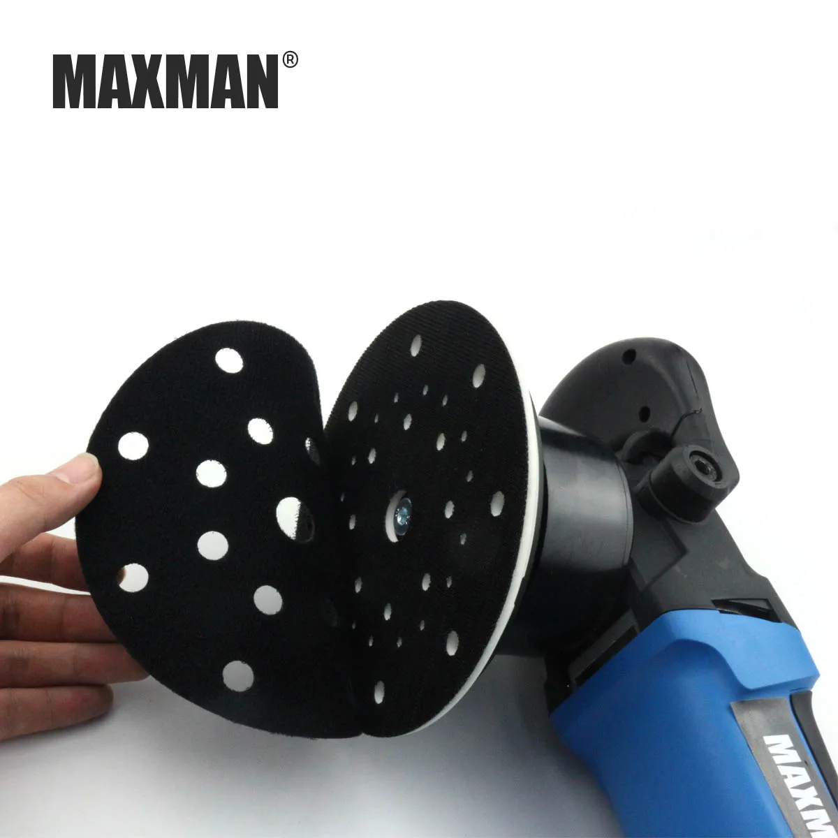 MAXMAN 6 дюймов MultiHole шлифовальные станки подложки пыли Мощность Инструмент электрический шлифовальный запчасти полировки шлифовальные